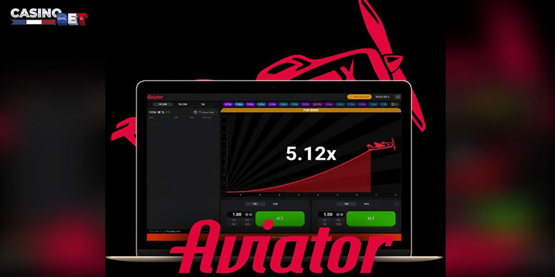 Aviator demo game.