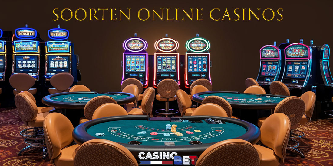 Soorten online casinos.